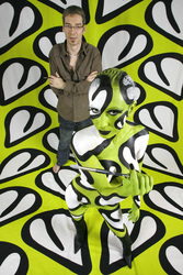 Jörg Düsterwald mit Model