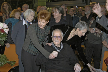 Petra Pau , Erwin Geschonneck
