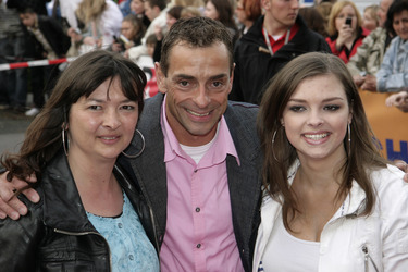 Andreas Niedrig mit Ehefrau Sabine und Tochter Jana