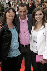 Andreas Niedrig mit Ehefrau Sabine und Tochter Jana