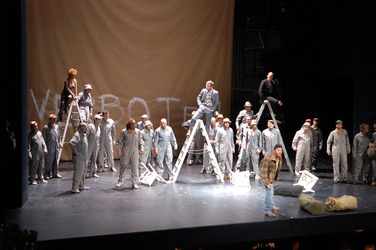 Fotoprobe 'Aufstieg und Fall der Stadt Mahagonny'