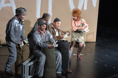 Fotoprobe 'Aufstieg und Fall der Stadt Mahagonny'