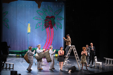 Fotoprobe 'Aufstieg und Fall der Stadt Mahagonny'