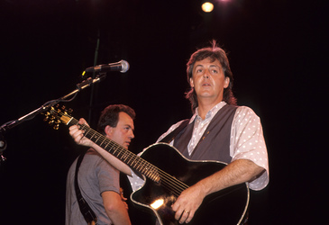 Pressetermin zur Paul McCartney World Tour 1989/90 in London