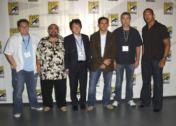 Nate Torrence, Ken Davitan, Masi Oka, Steve Carell, Peter Segal, Dwayne 'The Rock' Johnson