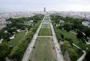 Blick vom Eiffelturm / Tour Eiffel