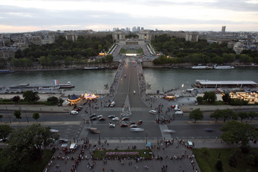 Blick vom Eiffelturm / Tour Eiffel