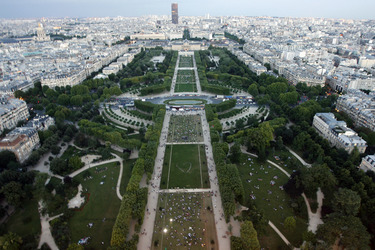 Blick vom Eiffelturm / Tour Eiffel