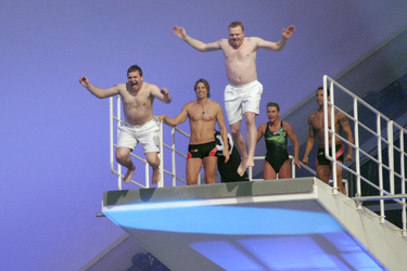 Elton, Michael Meziani, Stefan Raab, Daniel Aminati