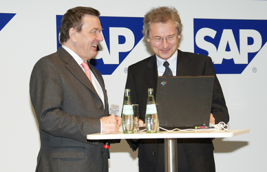 Gerhard Schröder, Henning Kagermann
