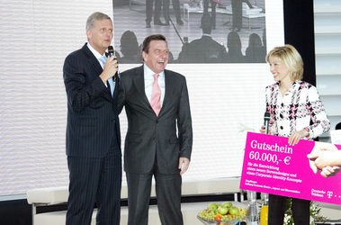 Kai-Uwe Ricke, Gerhard Schröder, Doris Schröder-Köpf