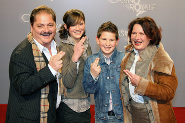 Jürgen Tarrach mit Familie