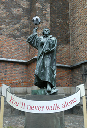 Martin Luther Denkmal vor der Marktkirche