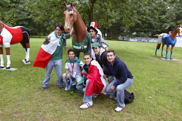 Fans aus Mexiko auf der Fanmeile