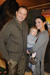 Björn Casapietra mit Freundin Anne-Sophie Wagner und Tochter Stella Cheyenne