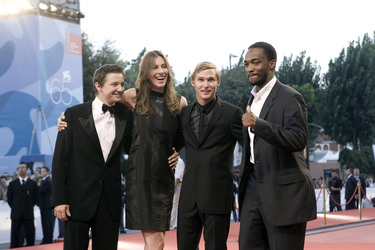 Jeremy Renner, Kathryn Bigelow, Brian Geraghty, Anthony Mackie