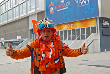 Niederländischer Fußball-Fan