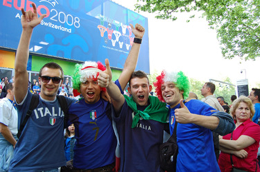 Italienische Fußball-Fans