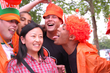 Niederländische Fußball-Fans