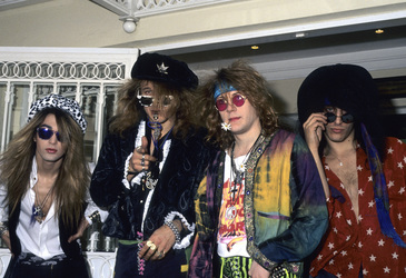 Photoshooting mit Enuff Z'Nuff in London