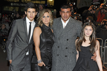 Tammer Hassan mit Familie
