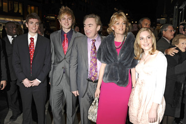 Andrew Lloyd Webber mit Familie
