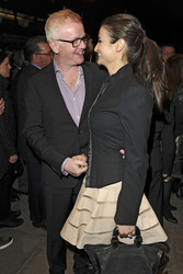 Chris Evans mit Begleitung