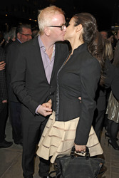 Chris Evans mit Begleitung