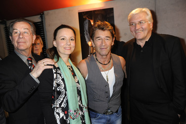 Franz Müntefering mit Ehefrau Michelle, Peter Maffay, Frank-Walter Steinmeier
