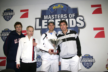 Justin Gimelstob, John McEnroe, Marc-Kevin Goellner, Michael Stich