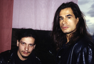 Dave Lombardo und Reed St. Mark in London