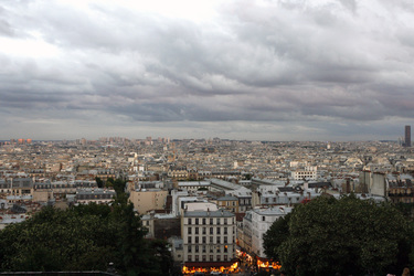 Blick von der Basilika Sacré-Coeur / Basilique du Sacré-Cœur