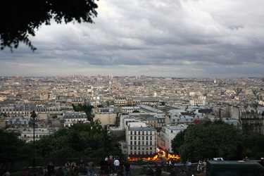 Blick von der Basilika Sacré-Coeur / Basilique du Sacré-Cœur