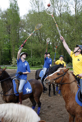 Polocrosse Spieler