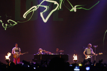 Björn Agren, Johnny Borrell, Andy Burrows, Carl Dalemo (Razorlight)