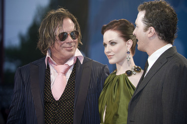 Mickey Rourke, Evan Rachel Wood, Darren Aronofsky