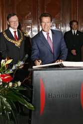 Stephan Weil, Arnold Schwarzenegger