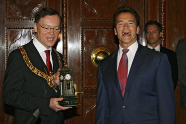 Stephan Weil, Arnold Schwarzenegger