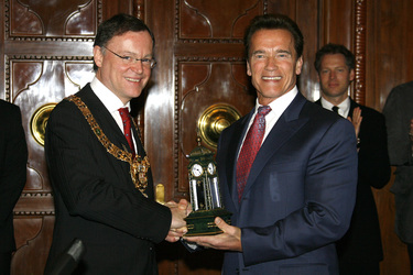 Stephan Weil, Arnold Schwarzenegger