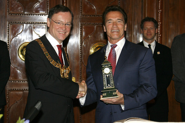 Stephan Weil, Arnold Schwarzenegger