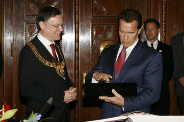 Stephan Weil, Arnold Schwarzenegger