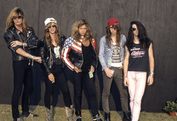 Photoshooting mit Skid Row in Milton Keynes