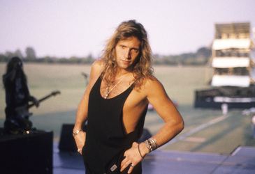 Photoshooting mit Skid Row in Milton Keynes