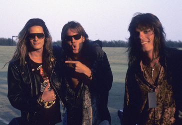 Photoshooting mit Skid Row in Milton Keynes