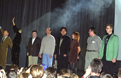 Armin Shimerman, Denise Crosby, Walter Koenig, Robert Picardo, Garrett Wang, Lolita Fatjo, Richard Arnold, Lutz Dieckmann