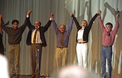Garrett Wang, Robert Picardo, Armin Shimerman, Denise Crosby, Walter Koenig