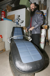 Martin Netter mit Torture Chair