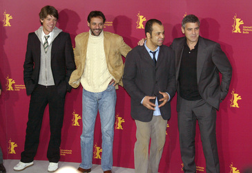 Stephen Gaghan, Alexander Siddig, Jeffrey Wright, George Clooney