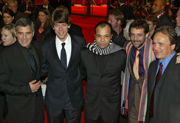 George Clooney, Stephen Gaghan, Jeffrey Wright, Alexander Siddig, Andrew Eaton