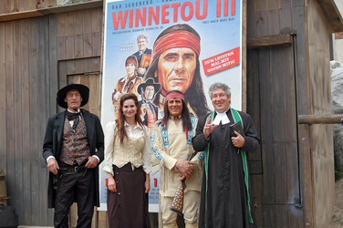 Winfried Glatzeder, Alexandra Kamp, Gojko Mitic, Volker Brandt